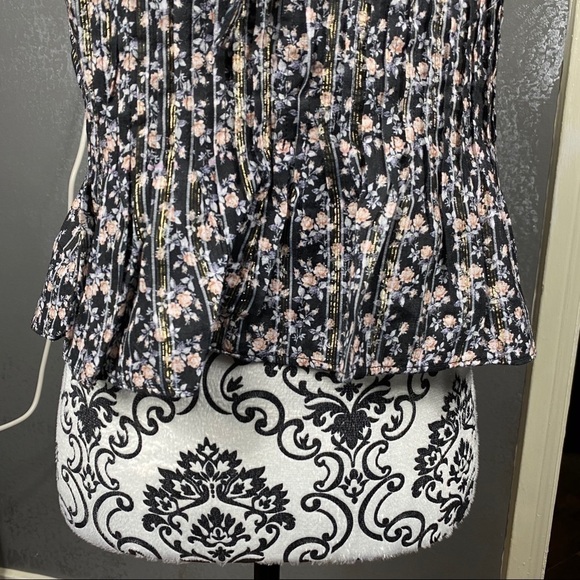 Stevie May acacia floral tie strap ruffle crop top - Picture 8 of 13